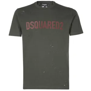 Dsquared2 Mens Cool T-shirt Khaki Small