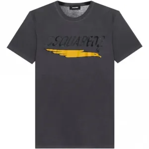 Dsquared2 Men's Graphic Print 64 T-shirt Grey L