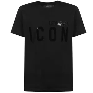 Dsquared2 Men's Icon Logo Print T-shirt Black L
