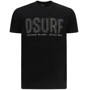 Dsquared2 Mens Logo Print T-shirt Black M #1575080