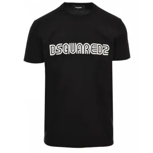Dsquared2 Mens Logo T-shirt Black XL