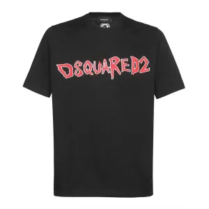 Dsquared2 Men's Rock Slouch T-shirt Black L
