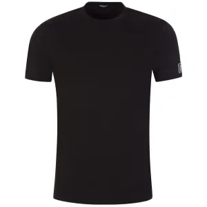 Dsquared2 Men's Sleeve Logo Patch T-shirt Black L