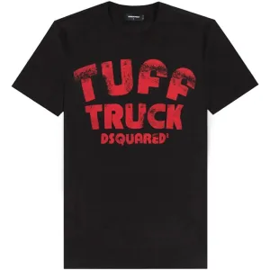 Dsquared2 Men's Tuff Track Print T-shirt Black S