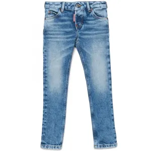 Dsquared2 Boys Caten Heated Skater Jeans Blue 12Y