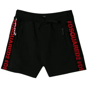 Dsquared2 Boys Side Logo Shorts Black 12Y #663956