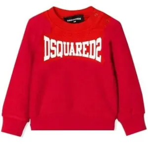 Dsquared2 Boys Cotton Sweater Red 18M