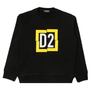 Dsquared2 Boys Logo Sweater Black 10Y