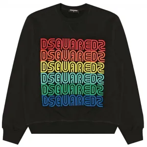 Dsquared2 Boys Multi Logo Sweater Black 4Y