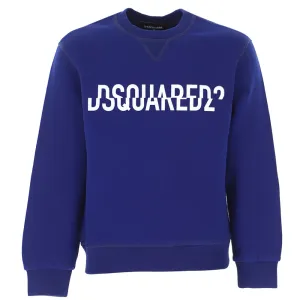 Dsquared2 Boys Split Logo Sweatshirt Blue 10Y