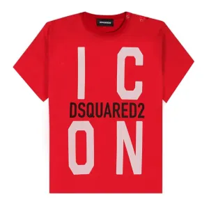 Dsquared2 Baby Boys Icon T-shirt Red 12M