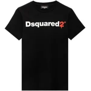Dsquared2 Boys Cotton T-shirt Black 10Y #663976