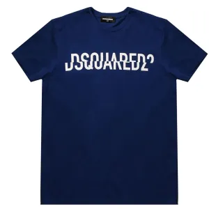Dsquared2 Boys Cotton T-shirt Blue 10Y #680209