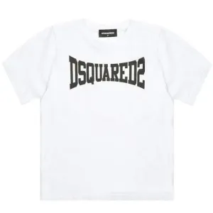 Dsquared2 Boys Cotton T-shirt White 10Y #667168