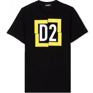 Dsquared2 Boys Logo T-shirt Black 4Y #681208