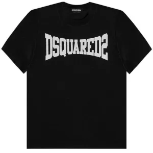 Dsquared2 Boys Logo T-shirt Black 10Y #667186