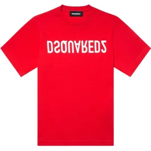 Dsquared2 Boys Logo T-shirt Red 10Y