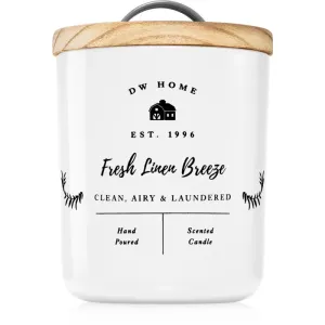 DW Home Farmhouse Fresh Linen Breeze scented candle 264 g