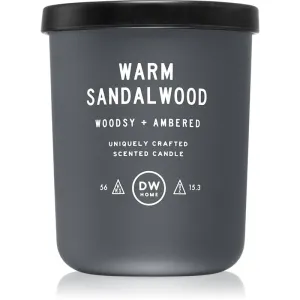 DW Home Warm Sandalwood scented candle with wooden wick 434 g