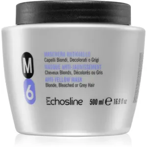 Echosline Anti-Yellow M6 hair mask neutralising yellow tones 500 ml