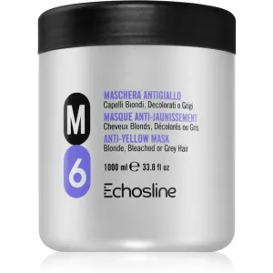 Echosline Anti-Yellow M6 hair mask neutralising yellow tones 1000 ml