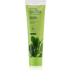 Ecodenta Green Brilliant Whitening whitening toothpaste with fluoride for fresh breath Mint Oil + Sage Extract 100 ml