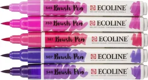 Ecoline Brushpen Brush Pen Violet 5 pcs #987474