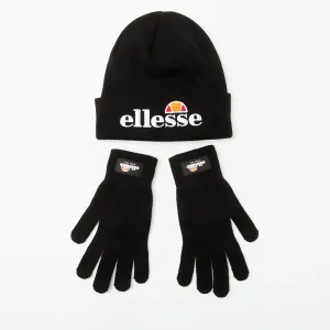 Ellesse Velly Beanie & Bubb Gloves Black