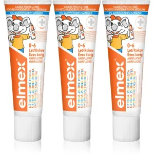 Elmex Caries Protection Kids toothpaste for children 3 x 50 ml