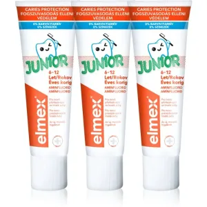Elmex Junior 6-12 Years toothpaste for children 3x75 ml #261901