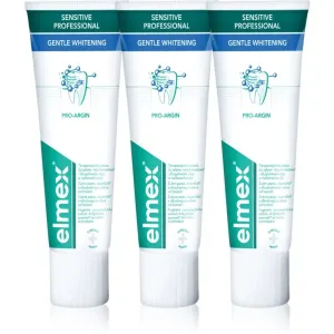 Elmex Sensitive Professional Gentle Whitening Whitening Toothpaste For Sensitive Teeth 3x75 ml