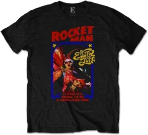 Elton John T-Shirt Rocketman Feather Suit Unisex Black L