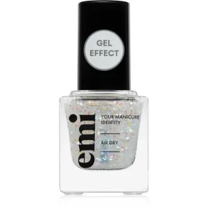 emi E.MiLac Gel Effect Ultra Strong gel-effect nail polish without the use of a UV/LED lamp shade Let it snow! #133 9 ml