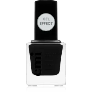 emi E.MiLac Gel Effect Ultra Strong gel-effect nail polish without the use of a UV/LED lamp shade Little Black Dress #050 9 ml