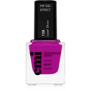 emi E.MiLac Gel Effect Ultra Strong gel-effect nail polish without the use of a UV/LED lamp shade Show #158 9 ml
