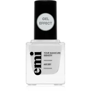 emi E.MiLac Gel Effect Ultra Strong gel-effect nail polish without the use of a UV/LED lamp shade Snow White #001 9 ml