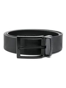 EMPORIO ARMANI - Logo Leather Belt #1820824