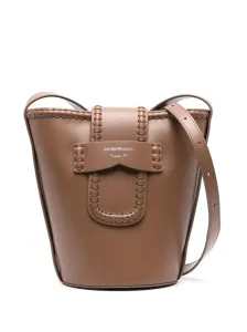 EMPORIO ARMANI - Leather Bucket Bag #1823425
