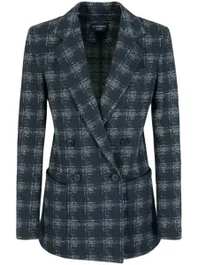 EMPORIO ARMANI - Cotton Signle-breasted Blazer Jacket