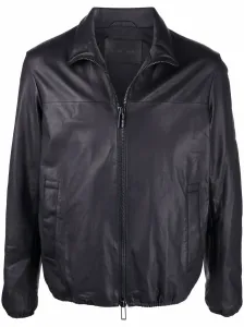 EMPORIO ARMANI - Leather Blouson Jacket #1840303