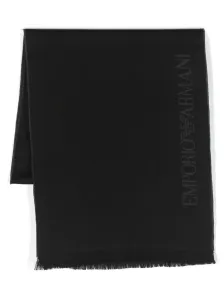 EMPORIO ARMANI - Logo Wool Scarf #1670015
