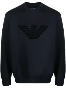 EMPORIO ARMANI - Logo Cotton Blend Sweatshirt