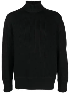 EMPORIO ARMANI - Wool Blend Ribbed Jumper