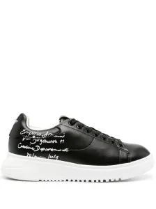 EMPORIO ARMANI - Leather Sneakers #1657087