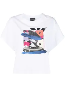 EMPORIO ARMANI - Printed Cotton T-shirt #1648760