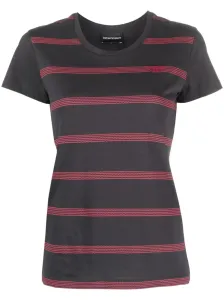 EMPORIO ARMANI - Striped Cotton T-shirt #1652749