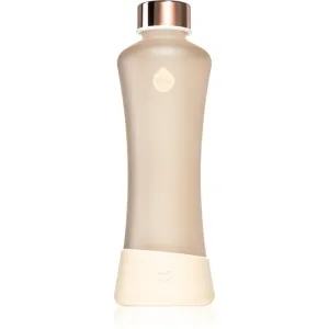 Equa Glass glass water bottle with matt effect colour Ginger 550 ml