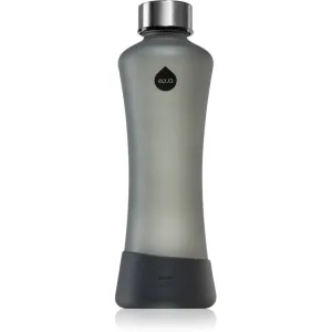 Equa Glass glass water bottle with matt effect colour Pepper 550 ml