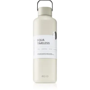 Equa Timeless stainless steel water bottle colour Off White 1000 ml