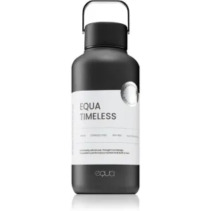 Equa Timeless stainless steel water bottle small colour Dark 600 ml